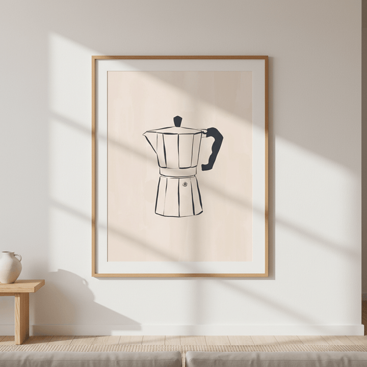 Cafetiere by Ivy Green Illustrations wall - art - picture - poster