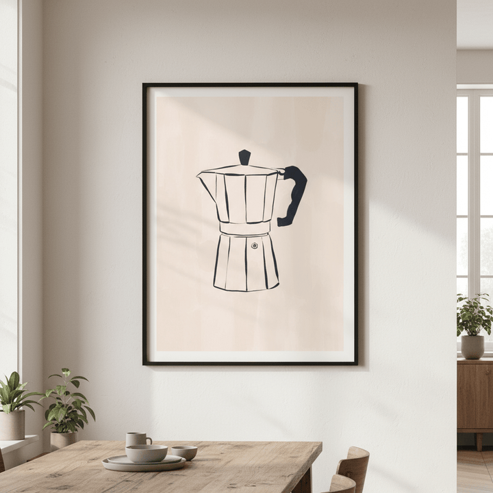 Cafetiere by Ivy Green Illustrations wall - art - picture - poster
