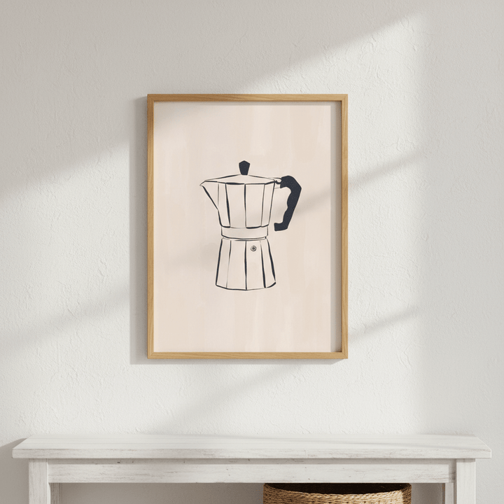 Cafetiere by Ivy Green Illustrations wall - art - picture - poster