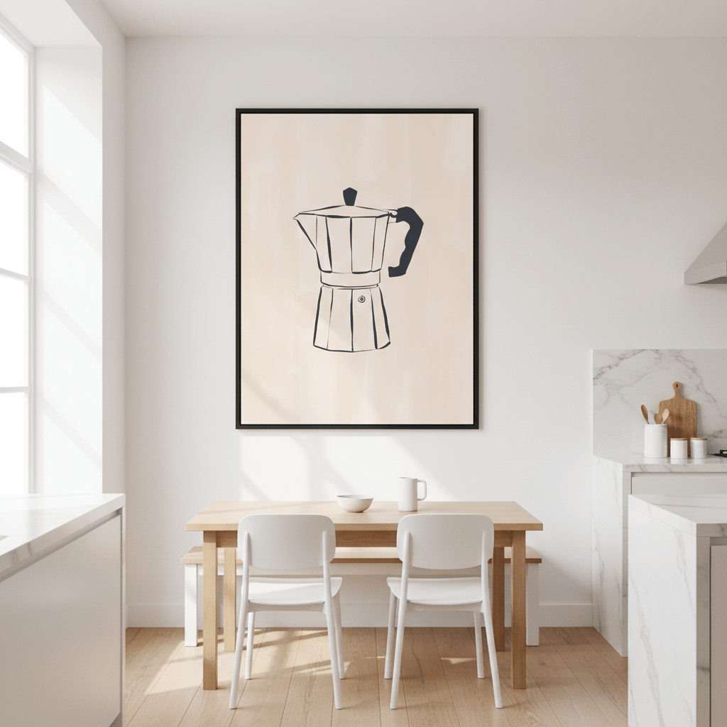 Cafetiere by Ivy Green Illustrations wall - art - picture - poster