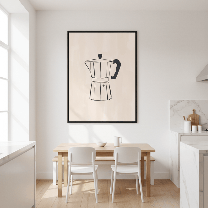 Cafetiere by Ivy Green Illustrations wall - art - picture - poster