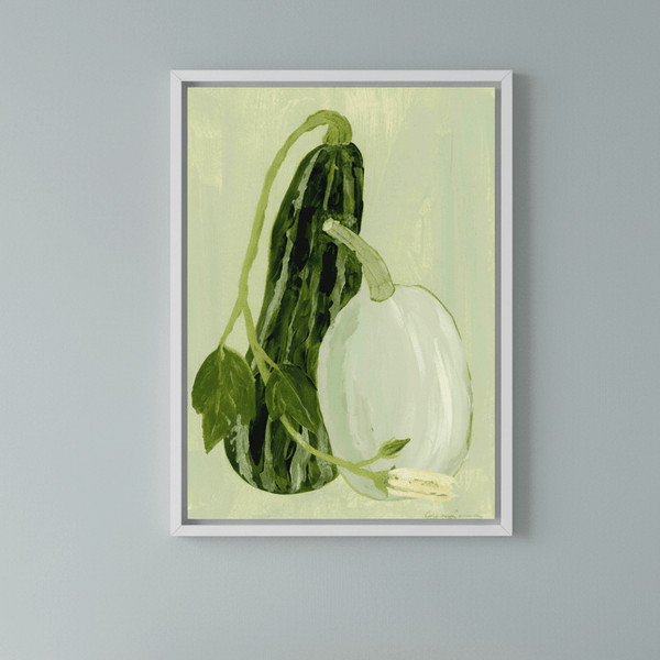 Calabaza Y Calabacin Verde by Marina Garcia Fernandez