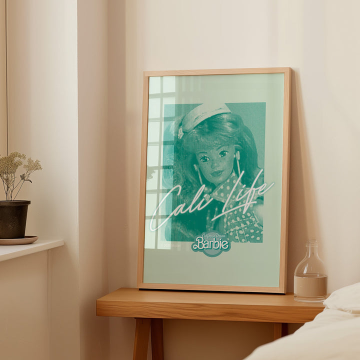 Cali Life Barbie Print wall - art - picture - poster