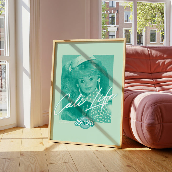 Cali Life Barbie Print wall - art - picture - poster