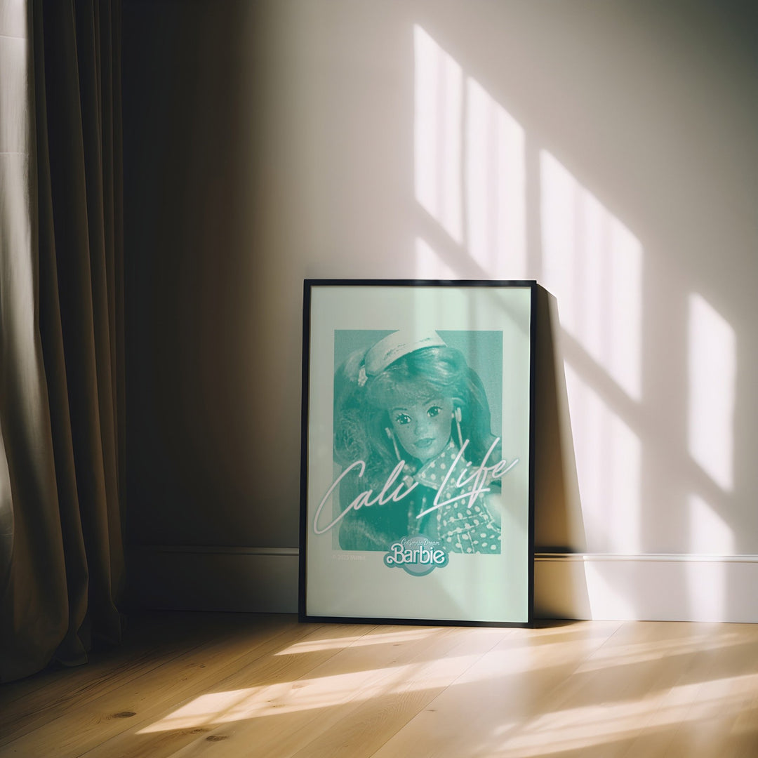 Cali Life Barbie Print wall - art - picture - poster