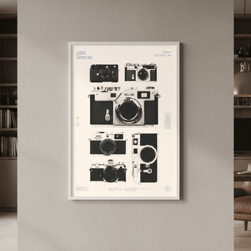 Cameras 1950 by Florent Bodart wall - art - picture - poster