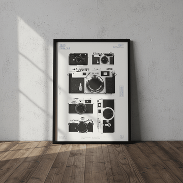 Cameras 1950 by Florent Bodart wall - art - picture - poster