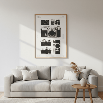 Cameras 1950 by Florent Bodart wall - art - picture - poster