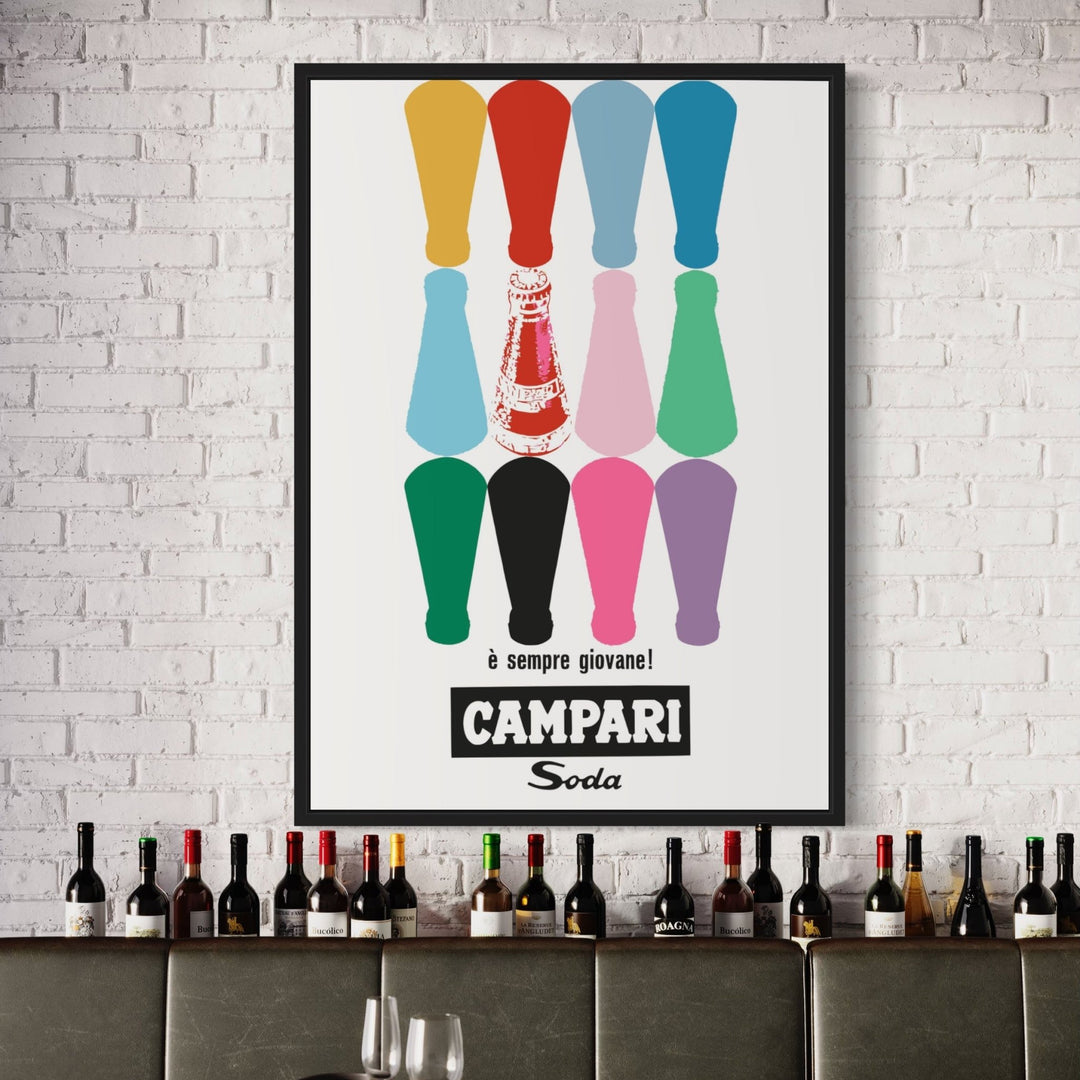 Campari E Sempre Giovane Wall Art by Franz Marangolo - Style My Wall