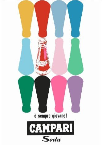 Campari E Sempre Giovane Wall Art by Franz Marangolo