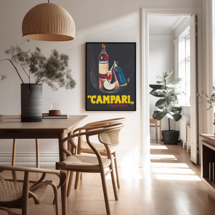 Campari L'aperitivo 1926 Italy Vintage Wall Art - Style My Wall