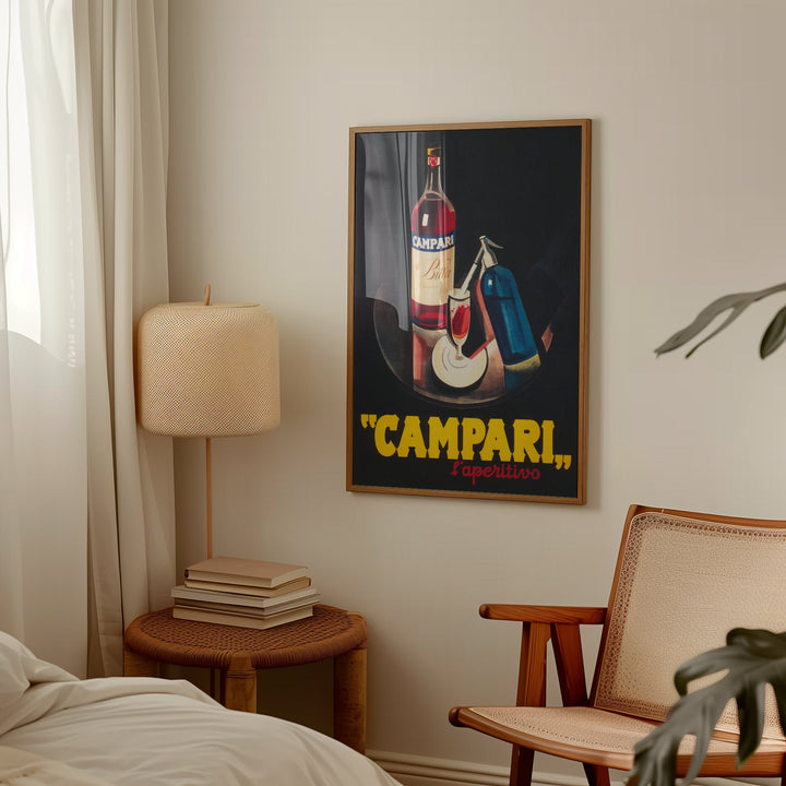 Campari L'aperitivo 1926 Italy Vintage Wall Art - Style My Wall