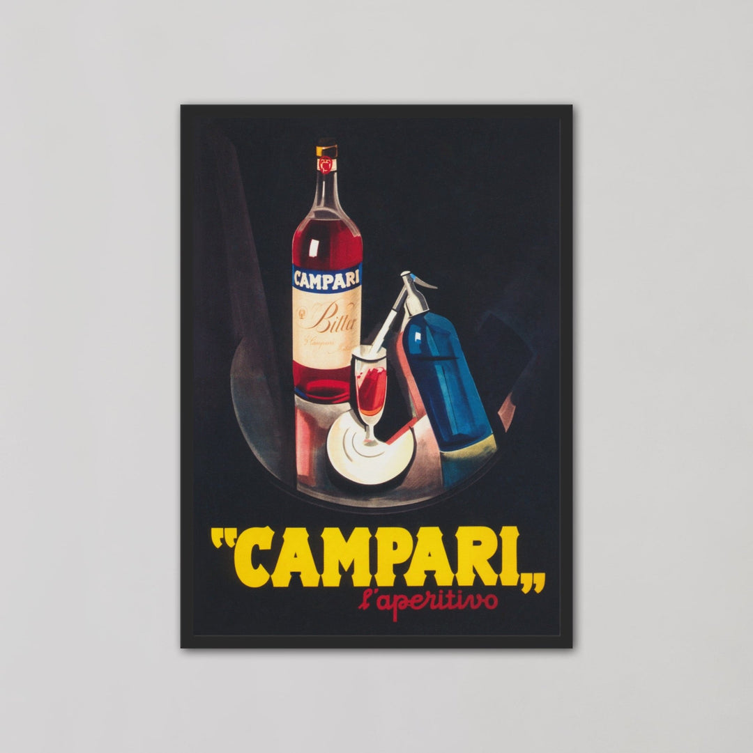 Campari L'aperitivo 1926 Italy Vintage Wall Art - Style My Wall