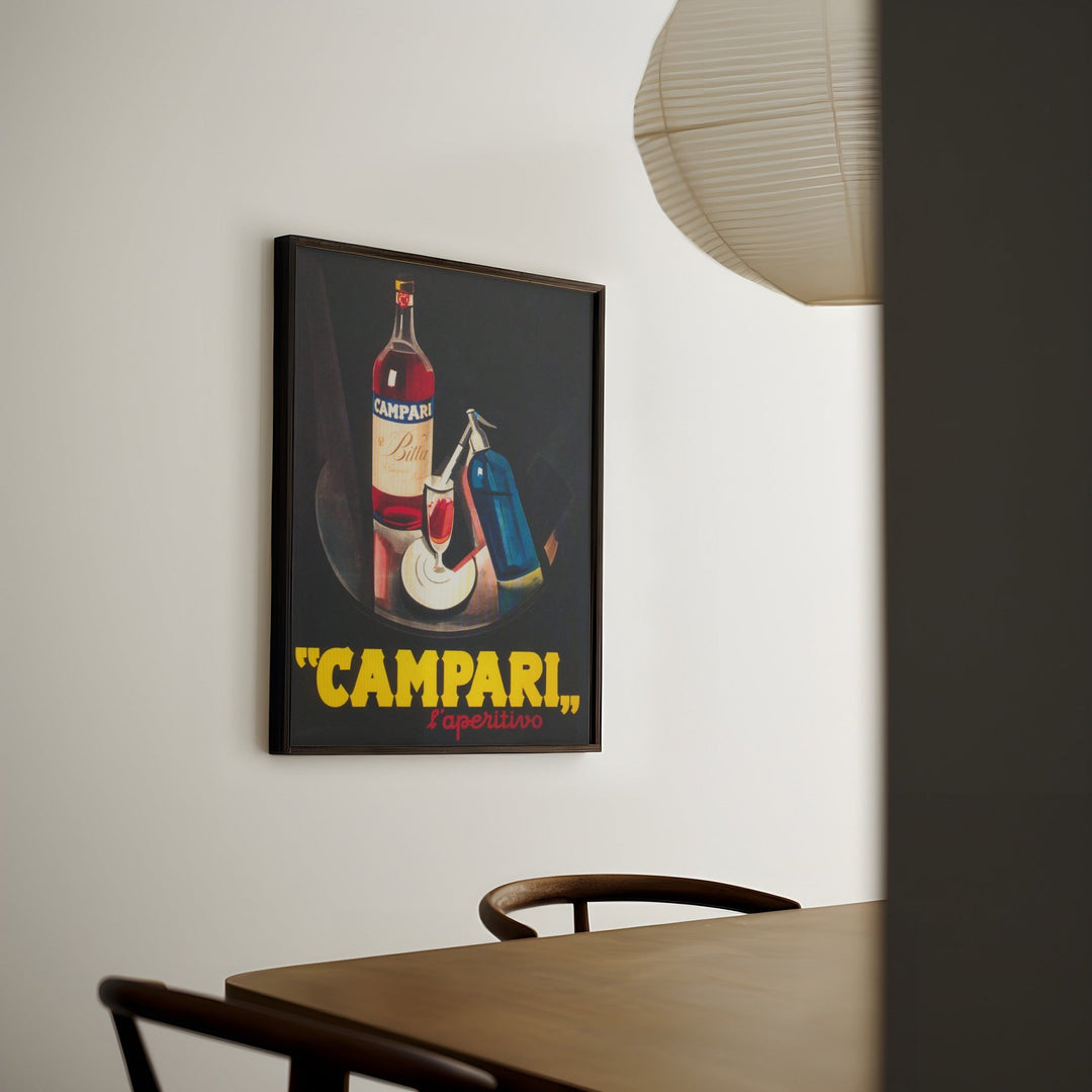 Campari L'aperitivo 1926 Italy Vintage Wall Art - Style My Wall