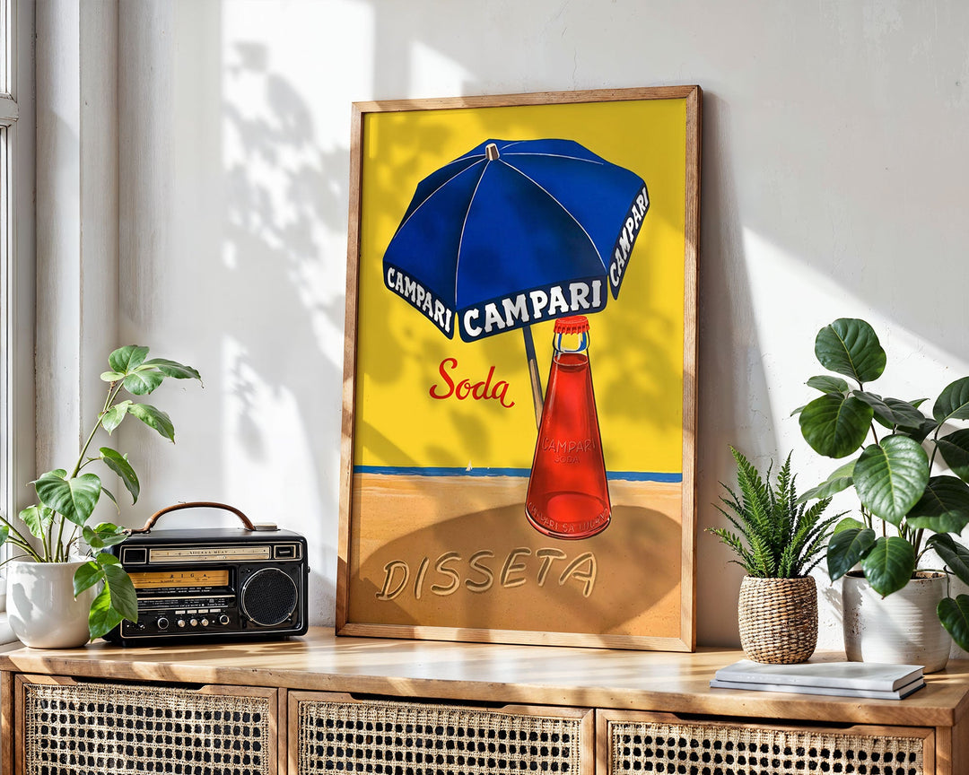 Campari Soda Disseta Wall Art wall - art - picture - poster