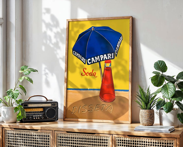 Campari Soda Disseta Wall Art wall - art - picture - poster