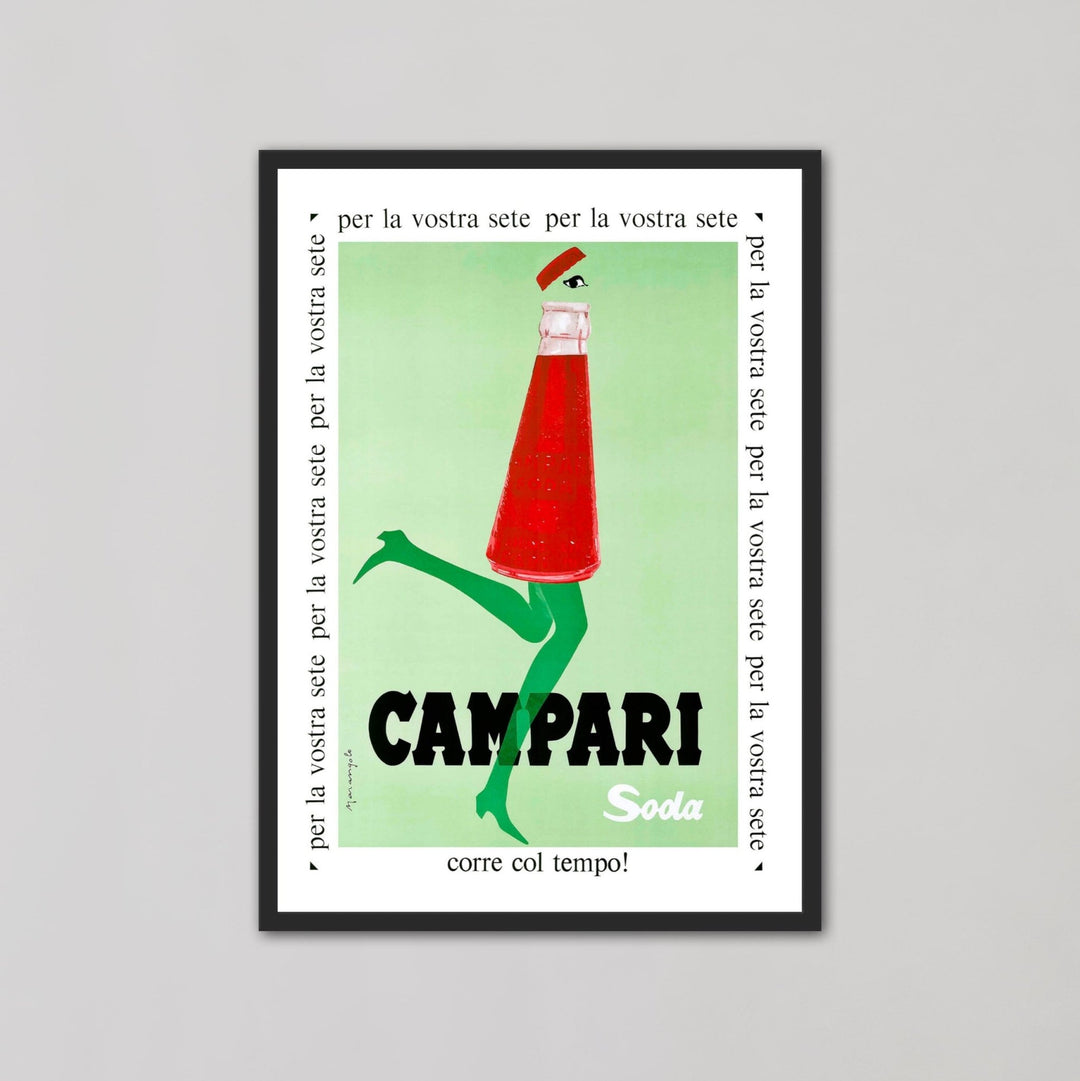 Campari Soda Green Wall Art by Franz Marangolo - Style My Wall