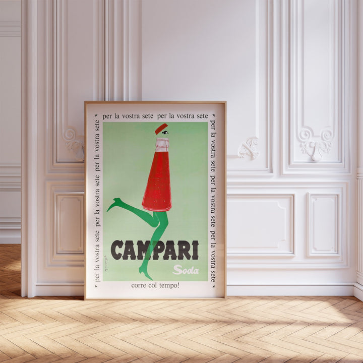 Campari Soda Green Wall Art by Franz Marangolo - Style My Wall