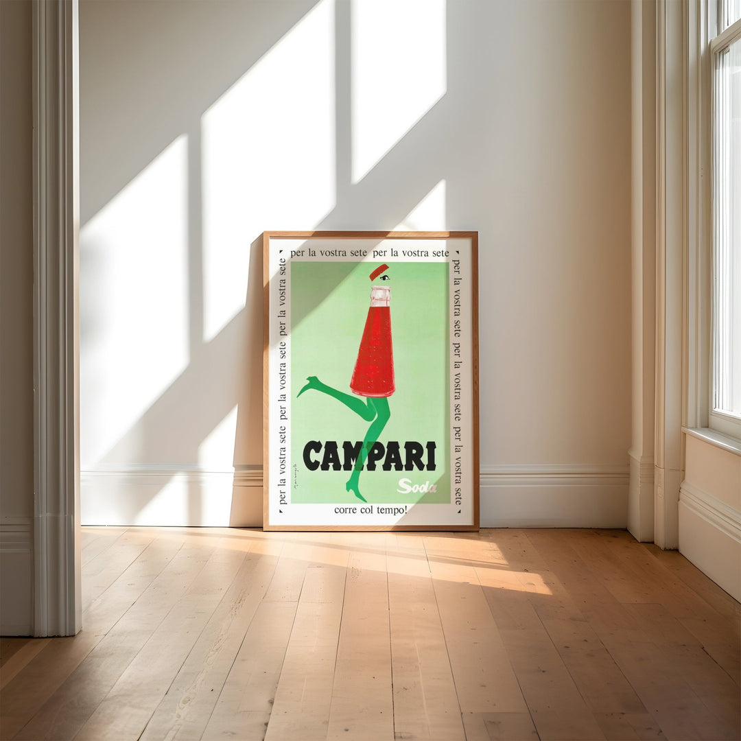 Campari Soda Green Wall Art by Franz Marangolo - Style My Wall