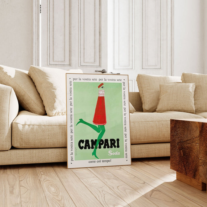 Campari Soda Green Wall Art by Franz Marangolo - Style My Wall