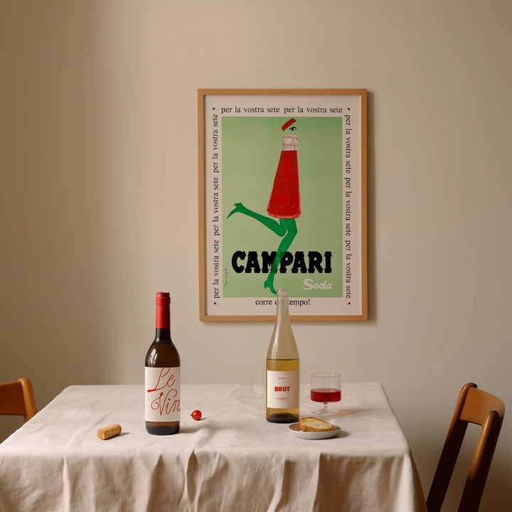 Campari Soda Green Wall Art by Franz Marangolo - Style My Wall