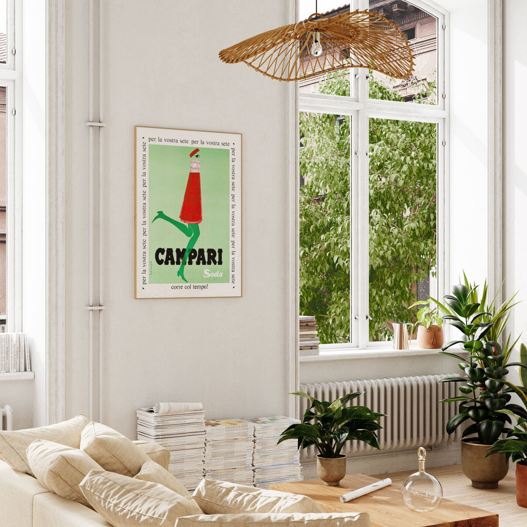 Campari Soda Green Wall Art by Franz Marangolo - Style My Wall