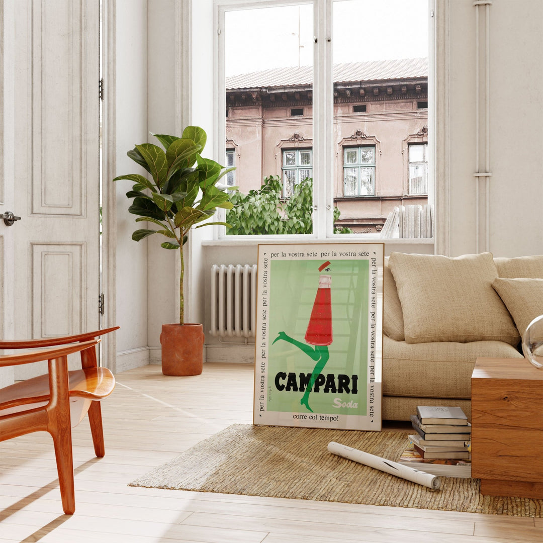 Campari Soda Green Wall Art by Franz Marangolo - Style My Wall