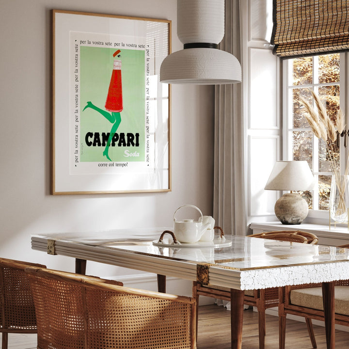 Campari Soda Green Wall Art by Franz Marangolo - Style My Wall