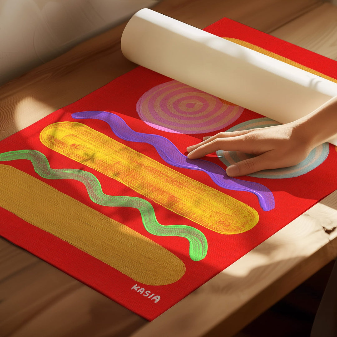 Candy Carnival Trio by Kasia Sykus wall - art - picture - poster