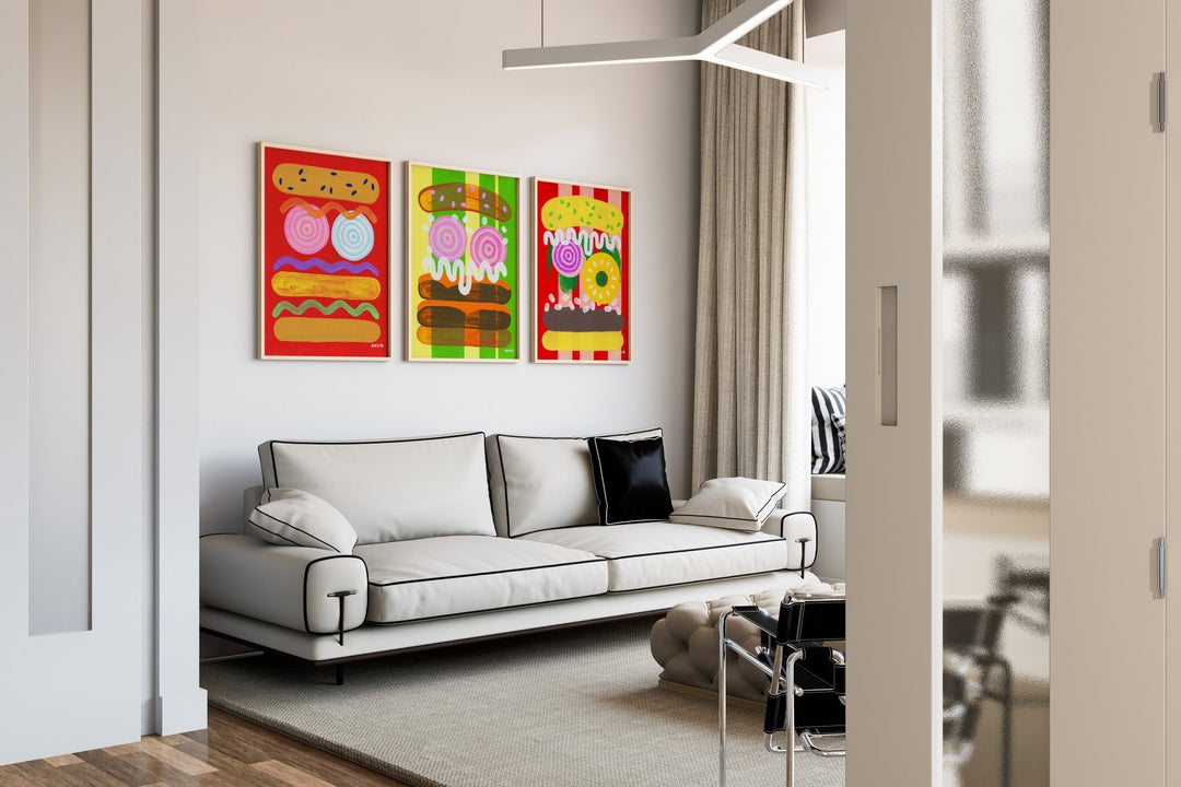 Candy Carnival Trio by Kasia Sykus wall - art - picture - poster