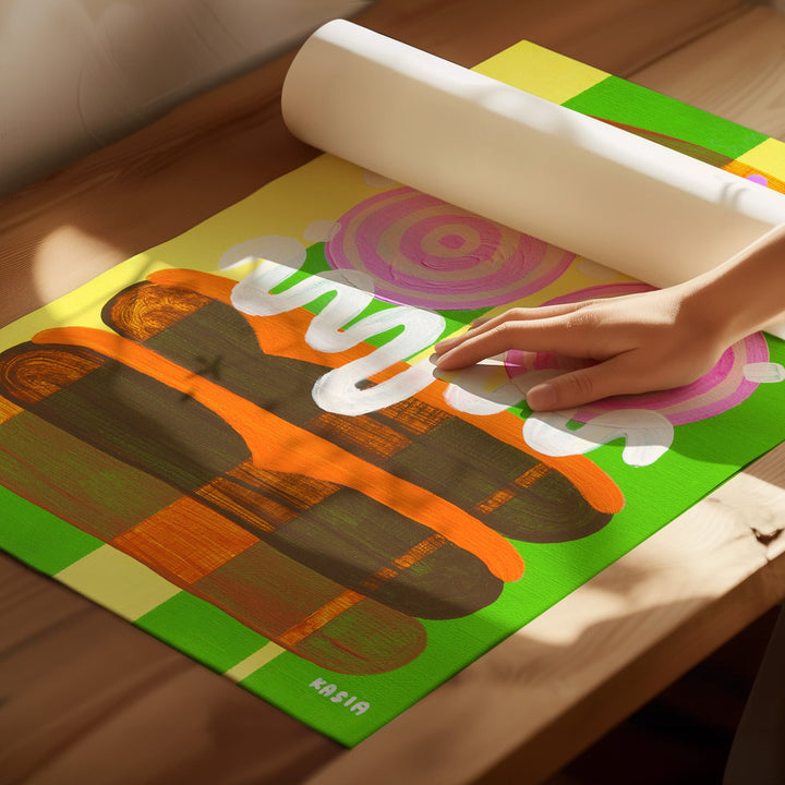 Candy Carnival Trio by Kasia Sykus wall - art - picture - poster