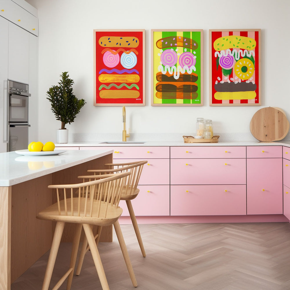 Candy Carnival Trio by Kasia Sykus wall - art - picture - poster