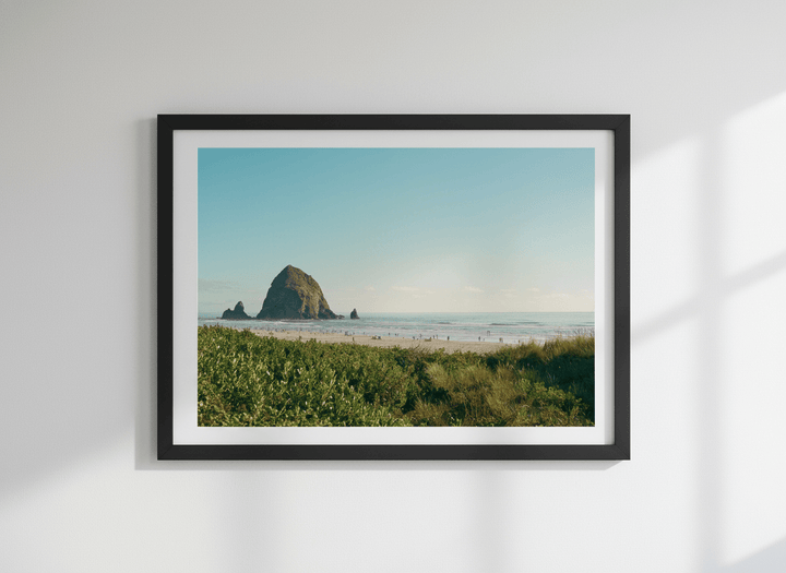 Contemporary wall art featured in a bright modern office workspace