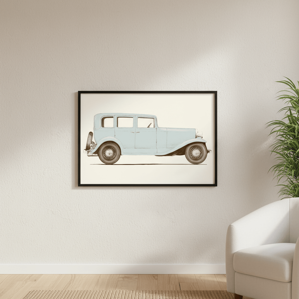 Car 30 by Florent Bodart wall - art - picture - poster