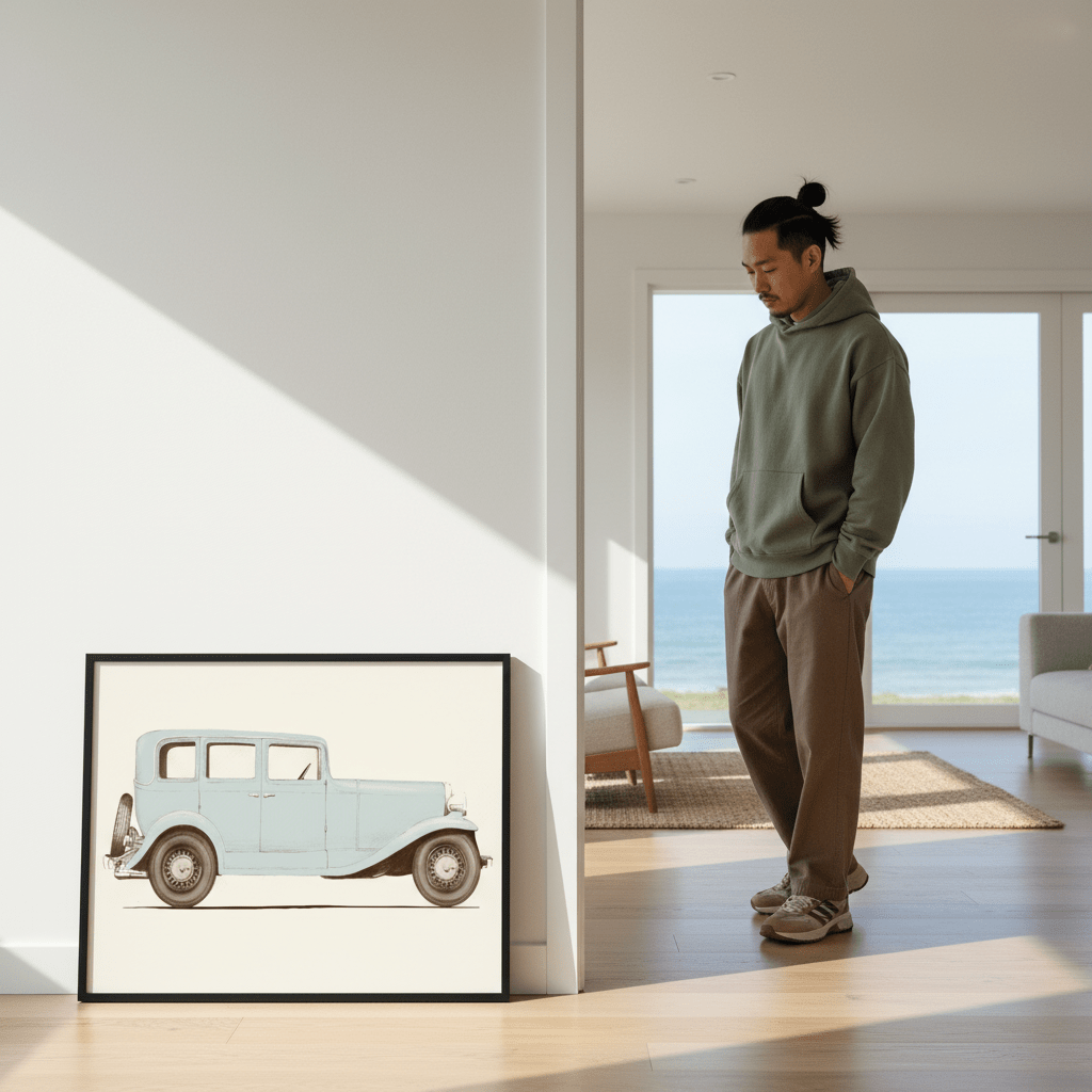 Car 30 by Florent Bodart wall - art - picture - poster