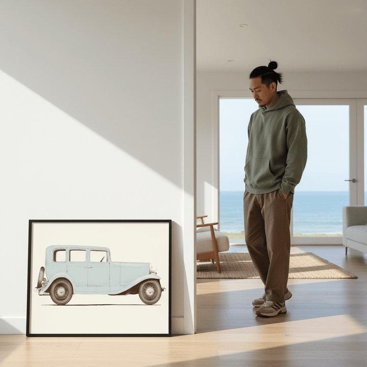 Car 30 by Florent Bodart wall - art - picture - poster