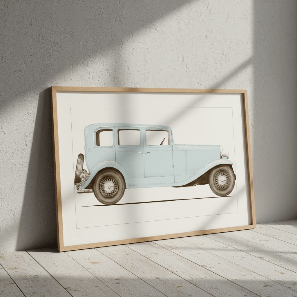 Car 30 by Florent Bodart wall - art - picture - poster