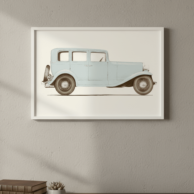 Car 30 by Florent Bodart wall - art - picture - poster