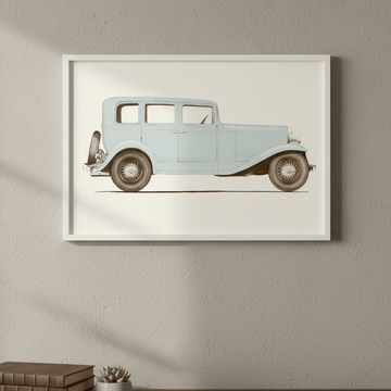 Car 30 by Florent Bodart wall - art - picture - poster