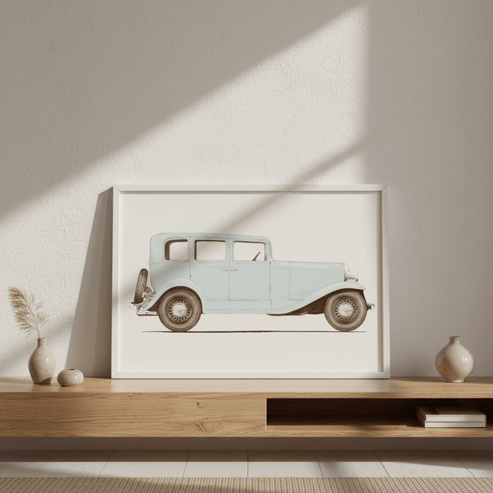Car 30 by Florent Bodart wall - art - picture - poster
