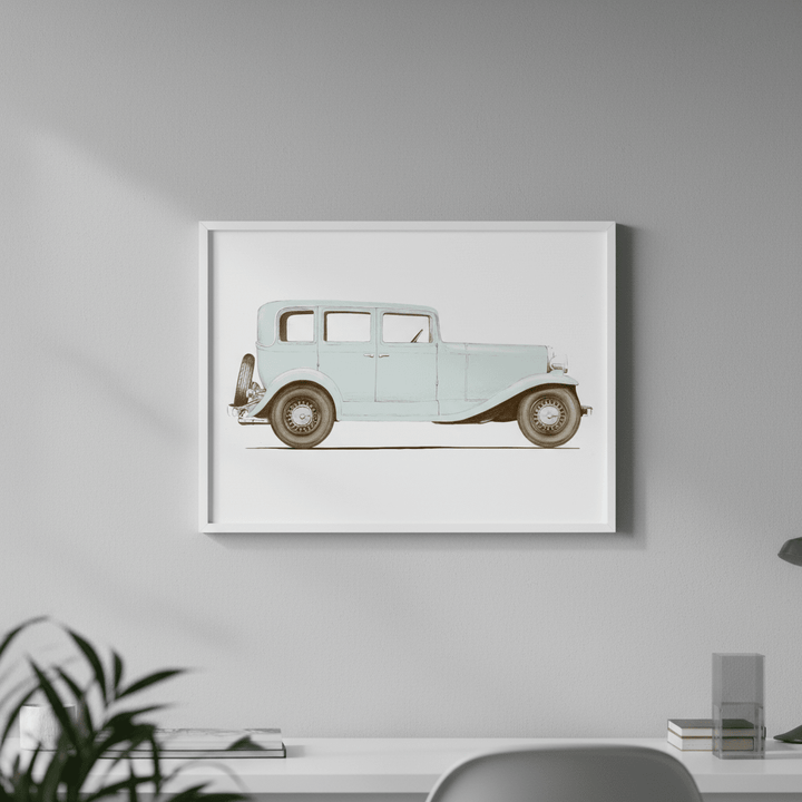 Car 30 by Florent Bodart wall - art - picture - poster