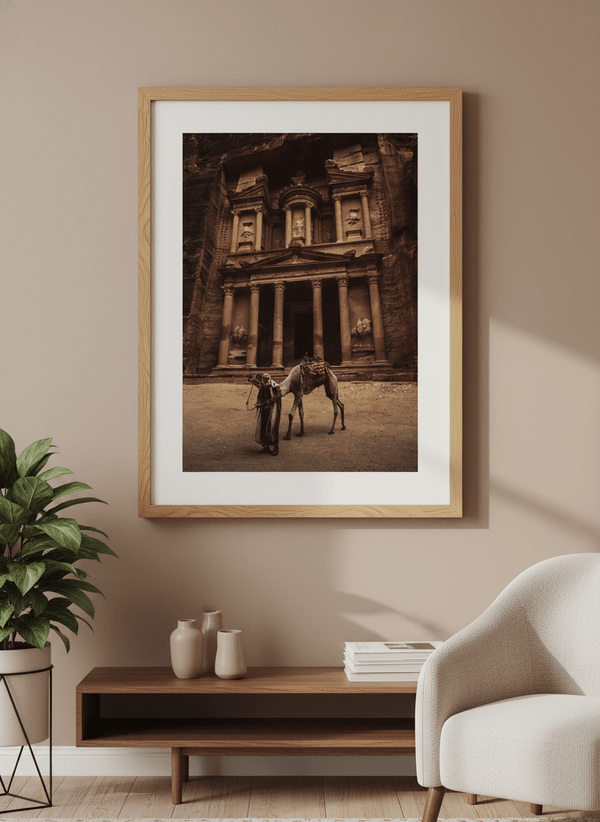 Caravan Through Time In Sepia By Brannon Jackson