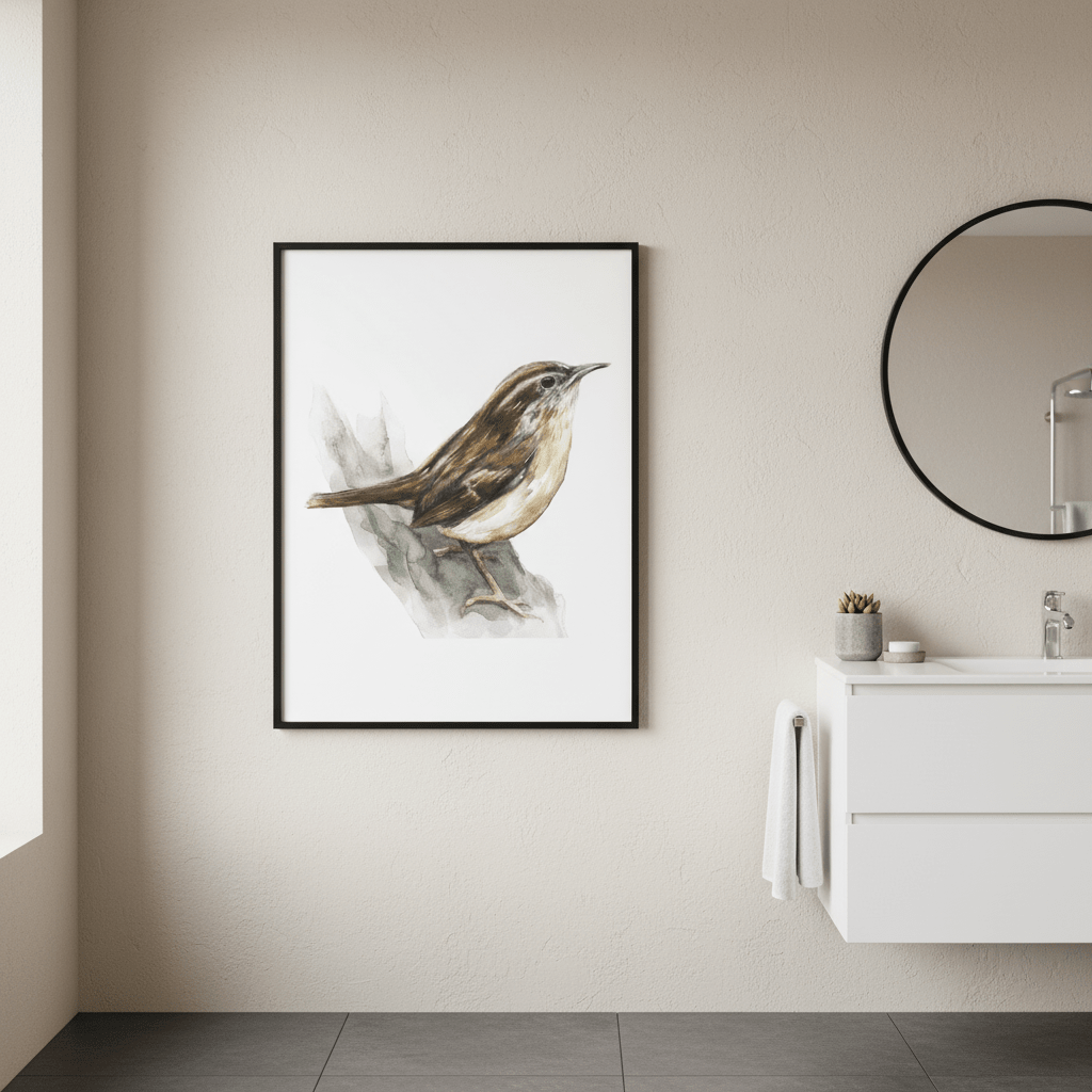 Carolina Wren by Meredith O'Neal wall - art - picture - poster
