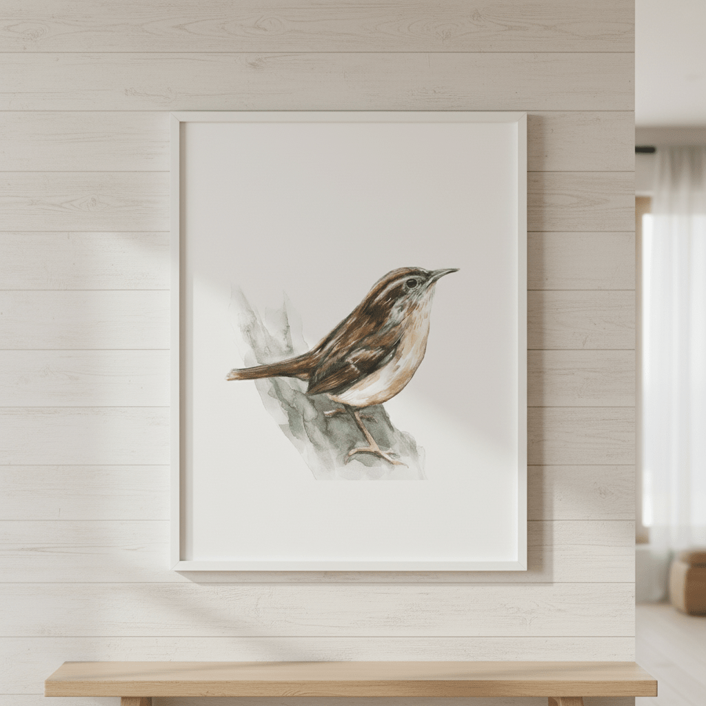 Carolina Wren by Meredith O'Neal wall - art - picture - poster