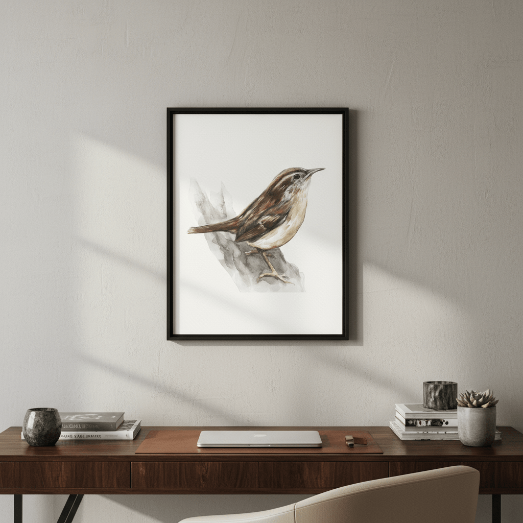 Carolina Wren by Meredith O'Neal wall - art - picture - poster