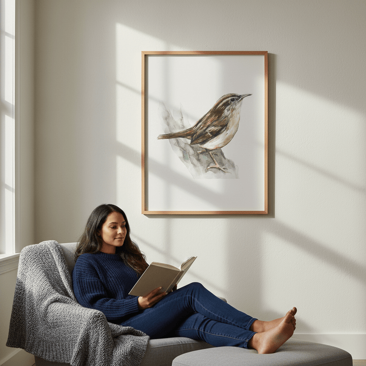 Carolina Wren by Meredith O'Neal wall - art - picture - poster