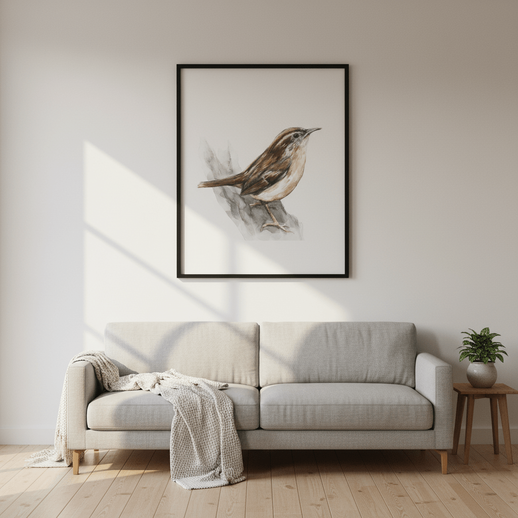 Carolina Wren by Meredith O'Neal wall - art - picture - poster