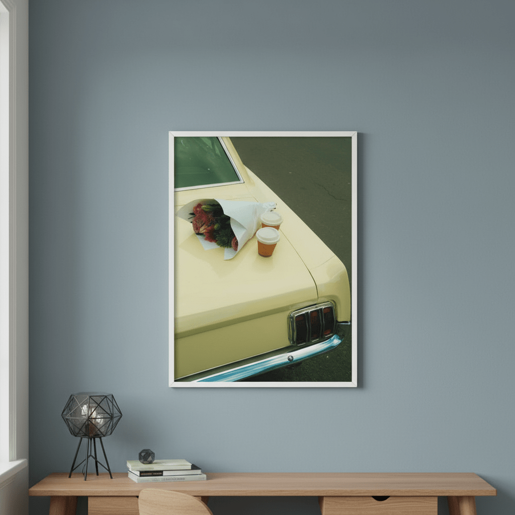 Cars & Coffee by Gelica Peralta wall - art - picture - poster