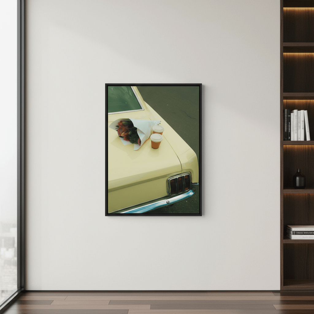 Cars & Coffee by Gelica Peralta wall - art - picture - poster