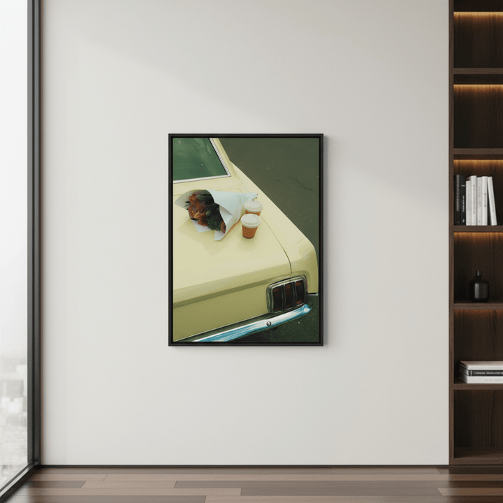 Cars & Coffee by Gelica Peralta wall - art - picture - poster